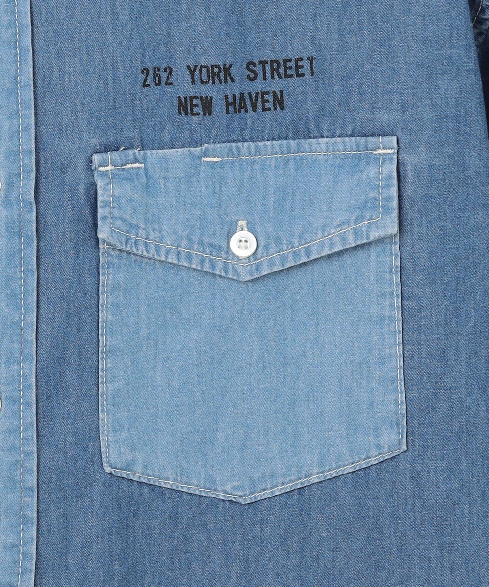 J.PRESS YORK STREET 【UNISEX】クレイジーパターン デニムシャツ 