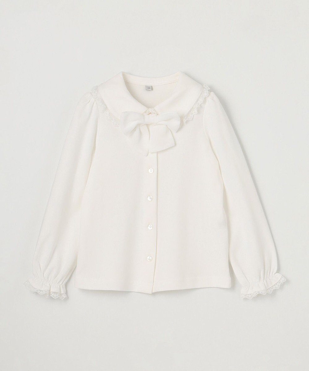 ANY KIDS リボン付き インナー ブラウス 