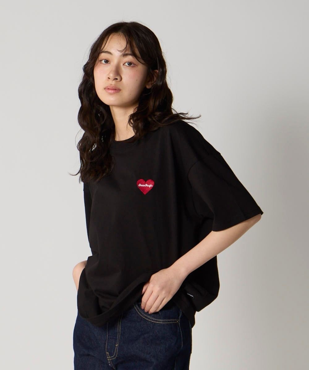 OP／FILA 【Ocean Pacific】ワンポイントベーシックTシャツ 