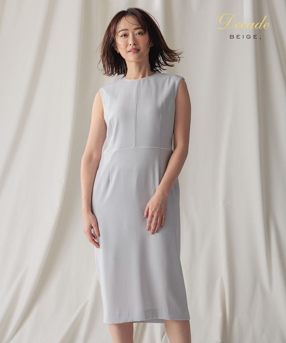 BEIGE， CINDY / クルーネックドレス 