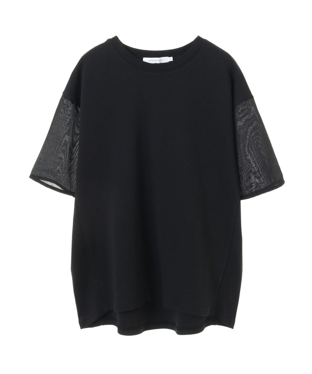 AMERICAN HOLIC 異素材ショルダー切替カットプルオーバー 