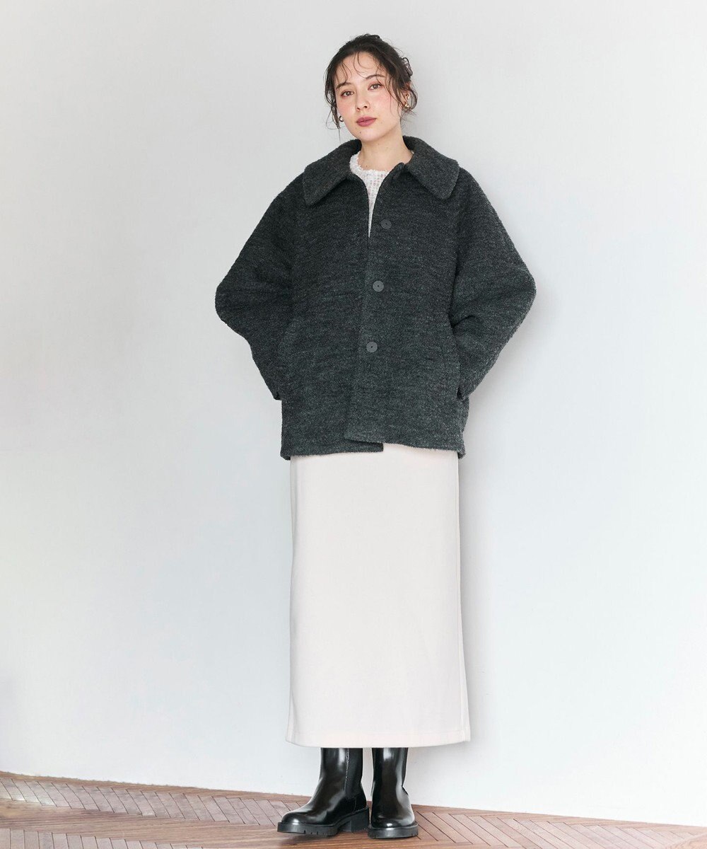 #Newans 【昨年即完売コート新色追加！】プードルコクーンコート 