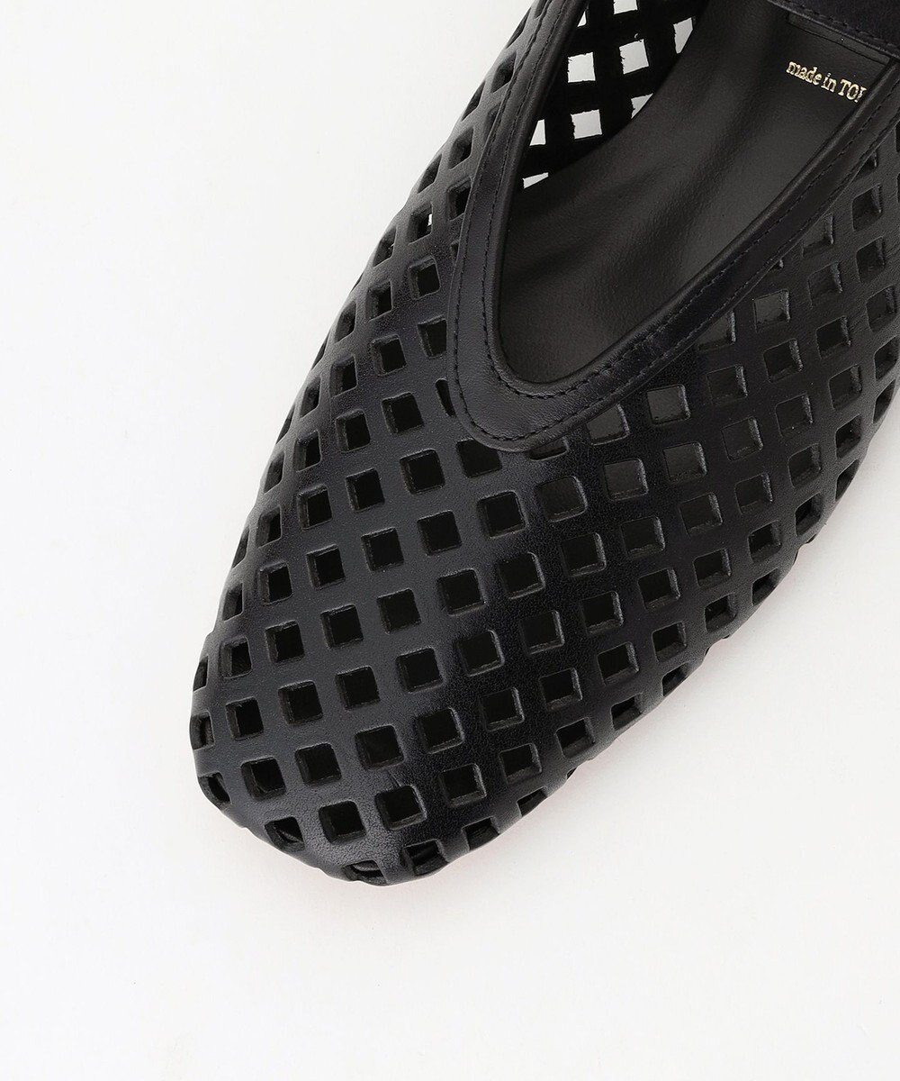 BEIGE， 【一部店舗限定】HENRI EN VARGO / MATHILDE パンチングレザーメリージェーン 