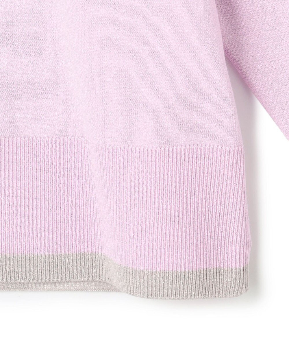 UNFILO マイビューティニット バイカラー カーディガン 