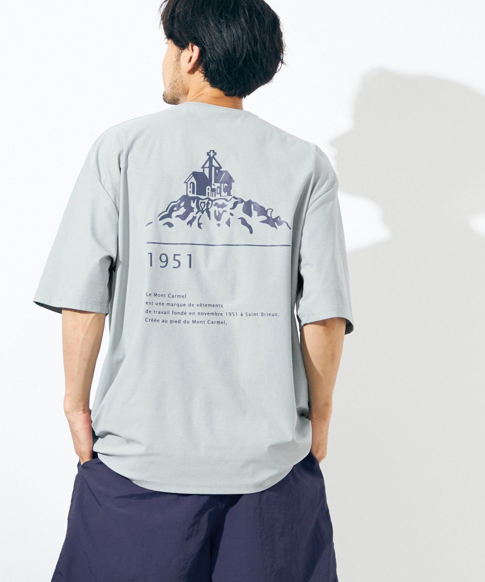 UVカット・吸水速乾・ストレッチ・軽量 】バックプリントTシャツ