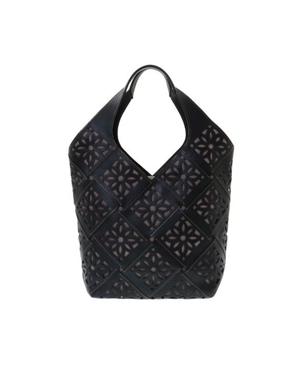 genten サステナブルカットワーク トートバッグ（大） 