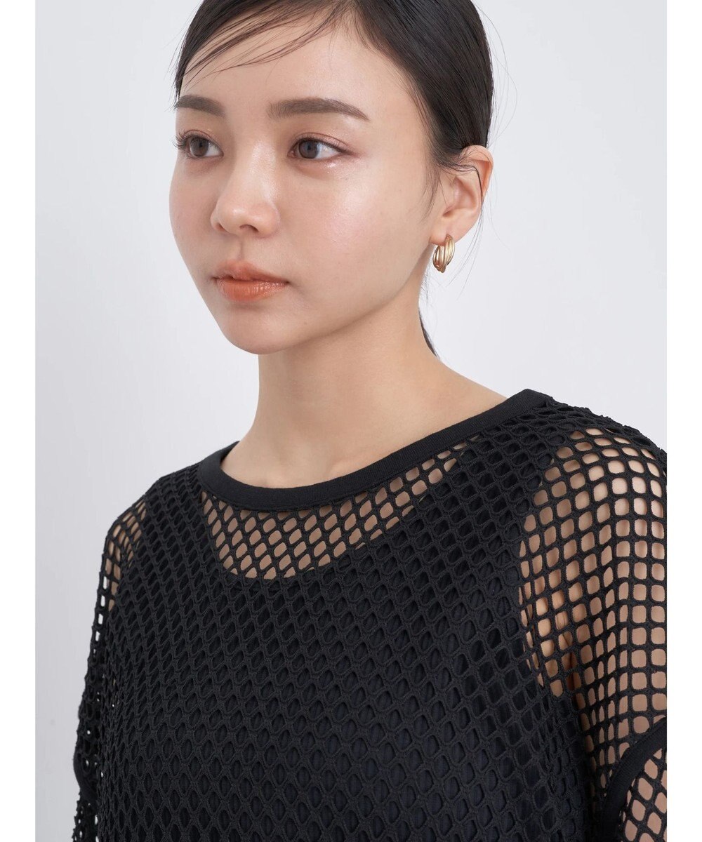 earth music&ecology メッシュチュニック 