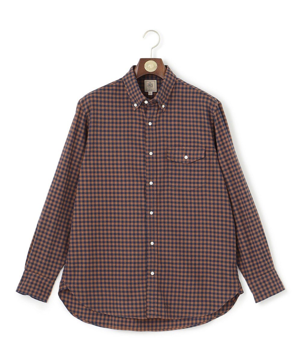 J.PRESS MEN 【WEB・一部店舗限定】フランネルギンガムチェックシャツ / B.D. 