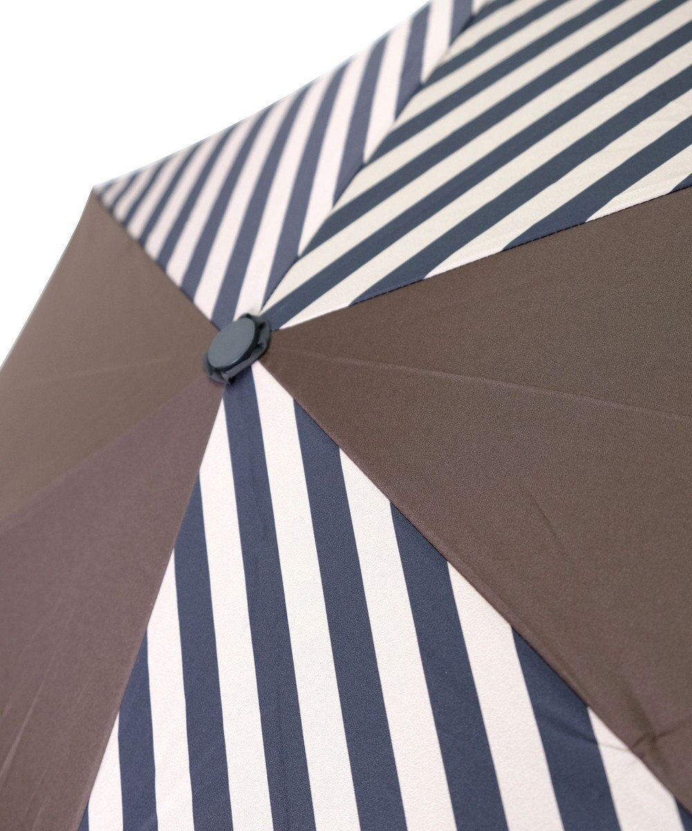 +RING 【簡単/便利】UNISEX 自動開閉式 折傘58cm BRN-STP T1239 