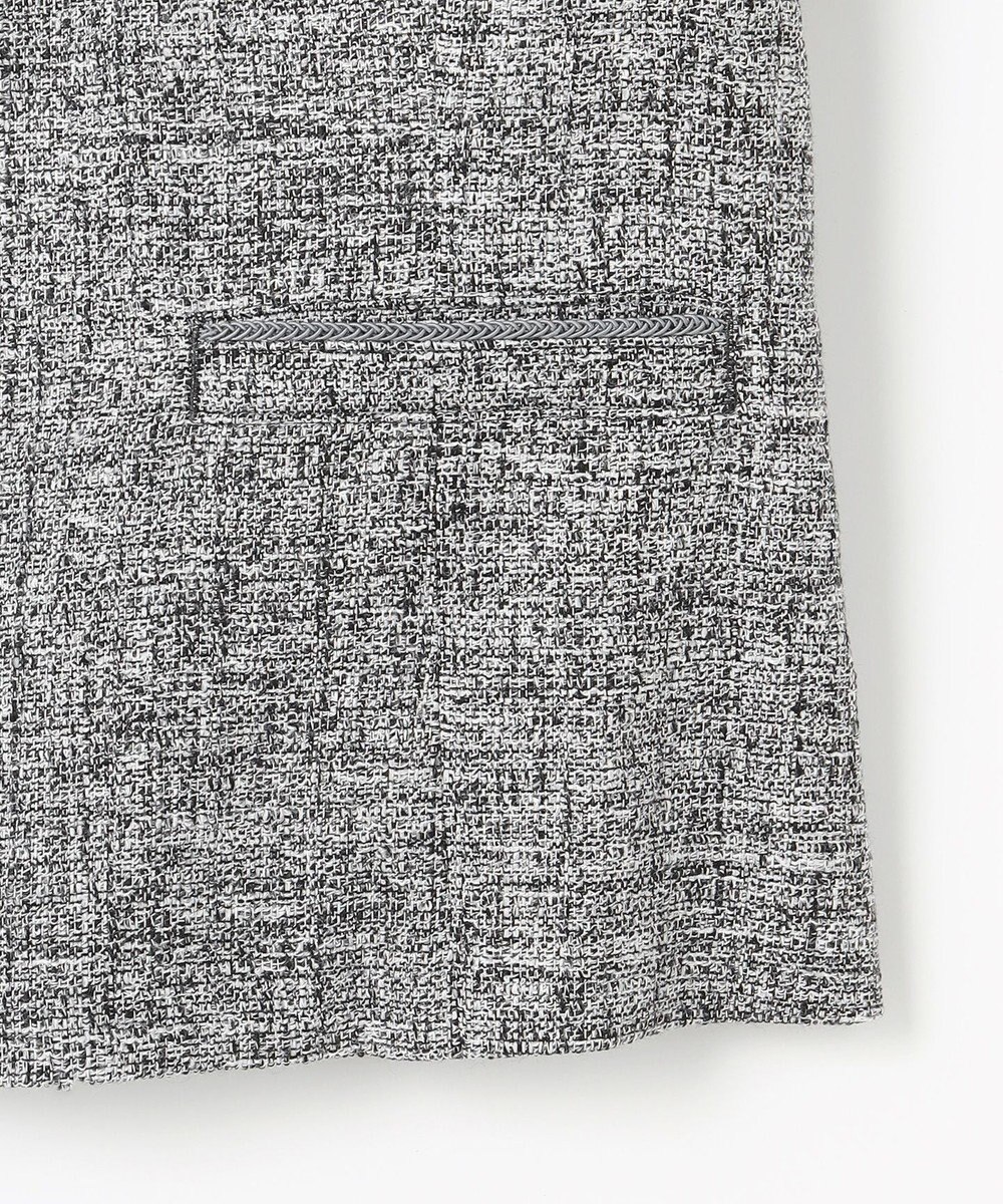 J.PRESS LADIES 【セットアップ対応】Light Tweed ノーカラー ジャケット 