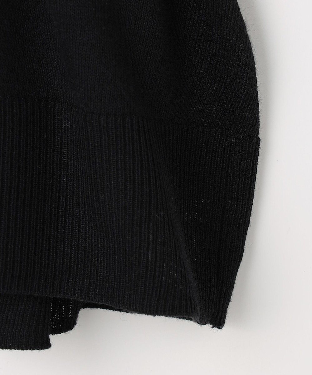 組曲 L 【先行予約・WEB限定】シアーニット 襟付き七分袖カーディガン 