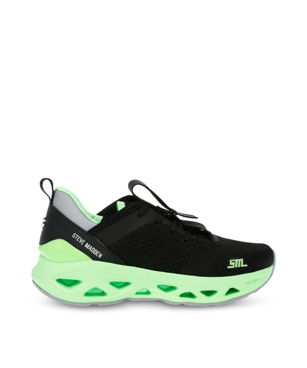 STEVE MADDEN SURGE 1 デザインソールニットスニ―カー 