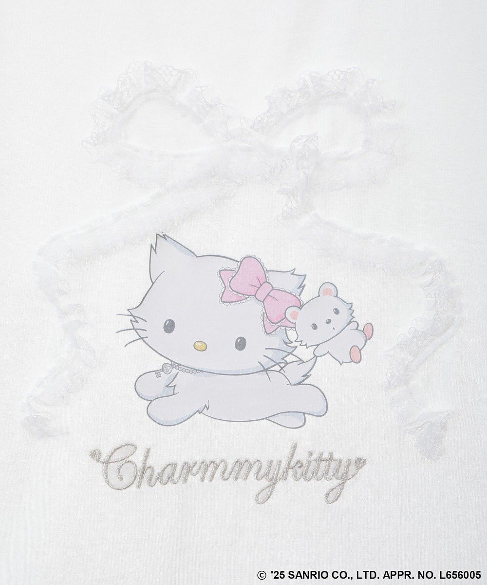 Green Parks チャーミーキティ/レースリボンプリントTシャツ 