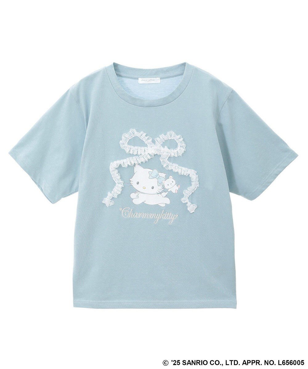 Green Parks チャーミーキティ/レースリボンプリントTシャツ 