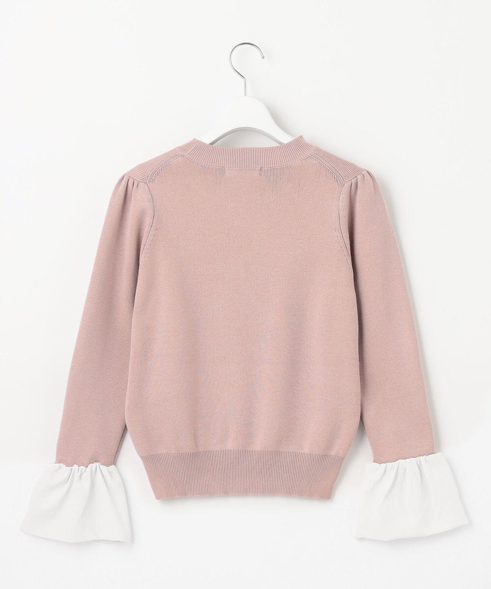 Feroux 【洗える】袖フレアニット プルオーバー 