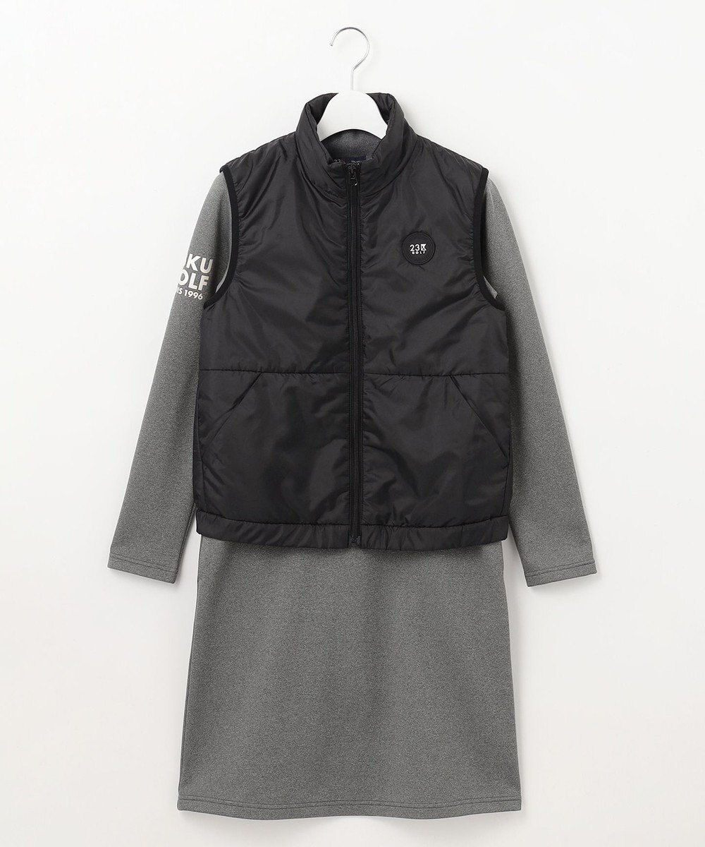 23区GOLF 数量限定！お得セット【WOMEN】撥水ベスト付 ワンピース 着回し力と機能性 長く使える 