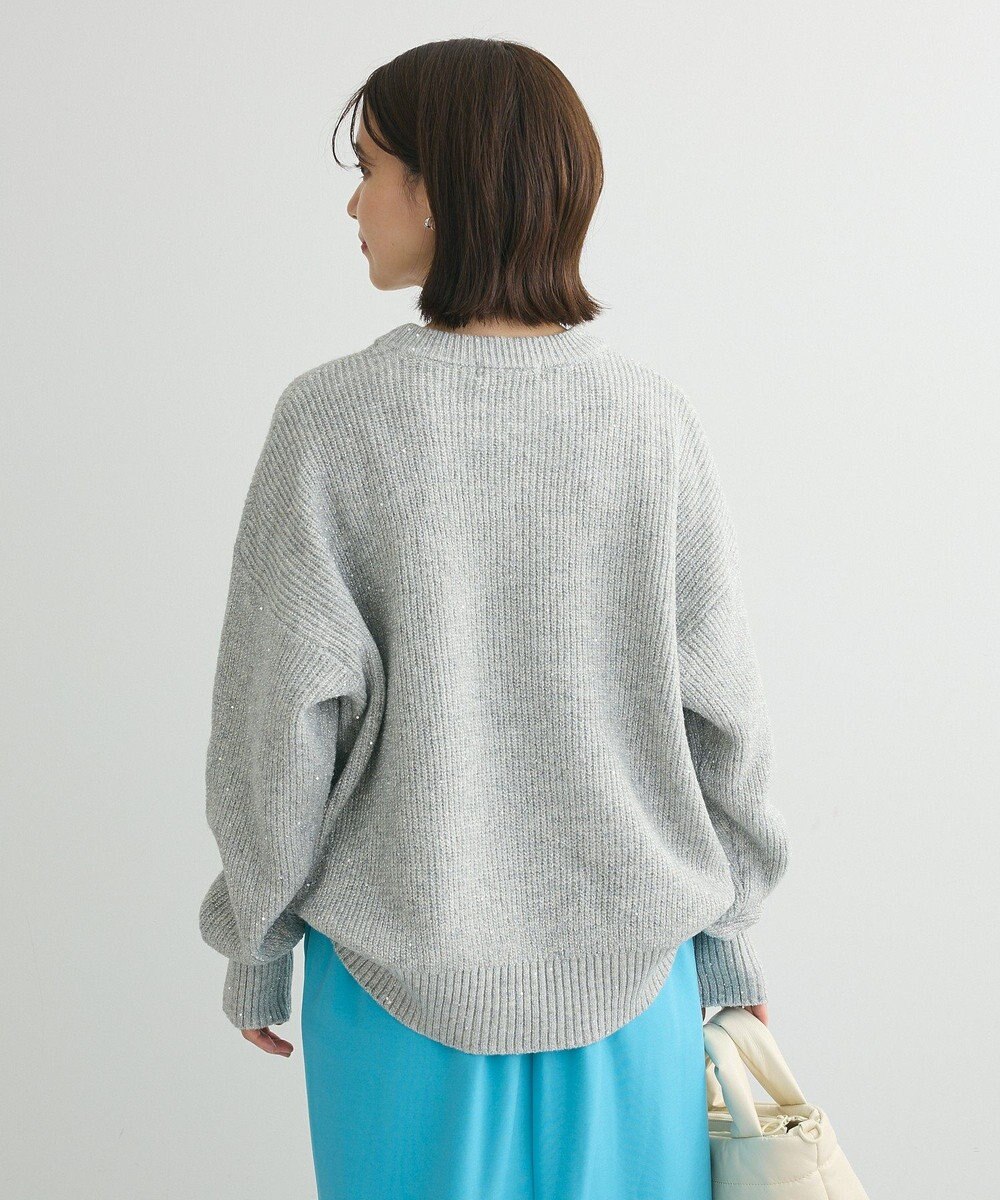 Green Parks ・Ｐｅｔｉｔ　Ｆｌｅｕｒ　ラメ＆スパンコールニット 