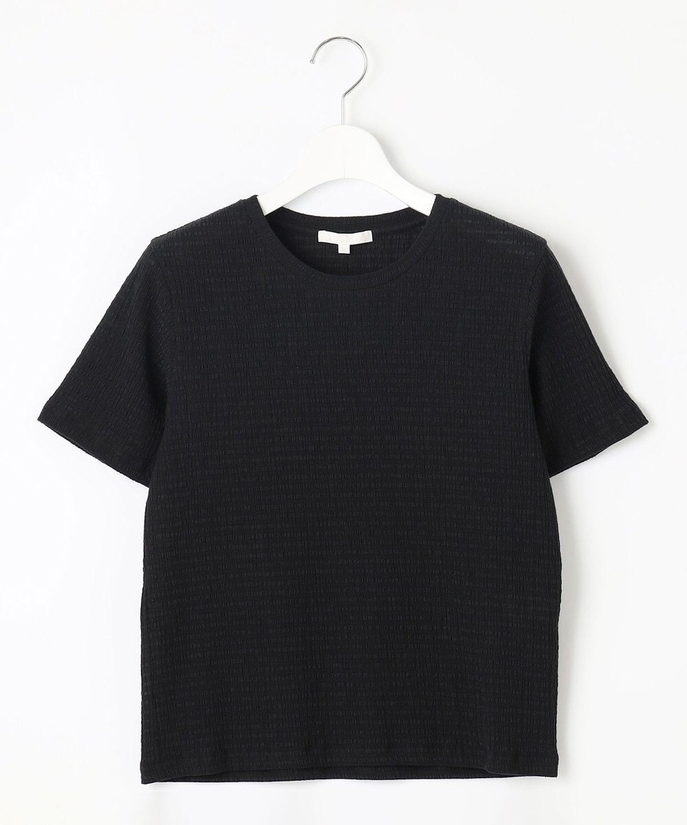 自由区 【洗える】シャーリングジャージー Tシャツ 