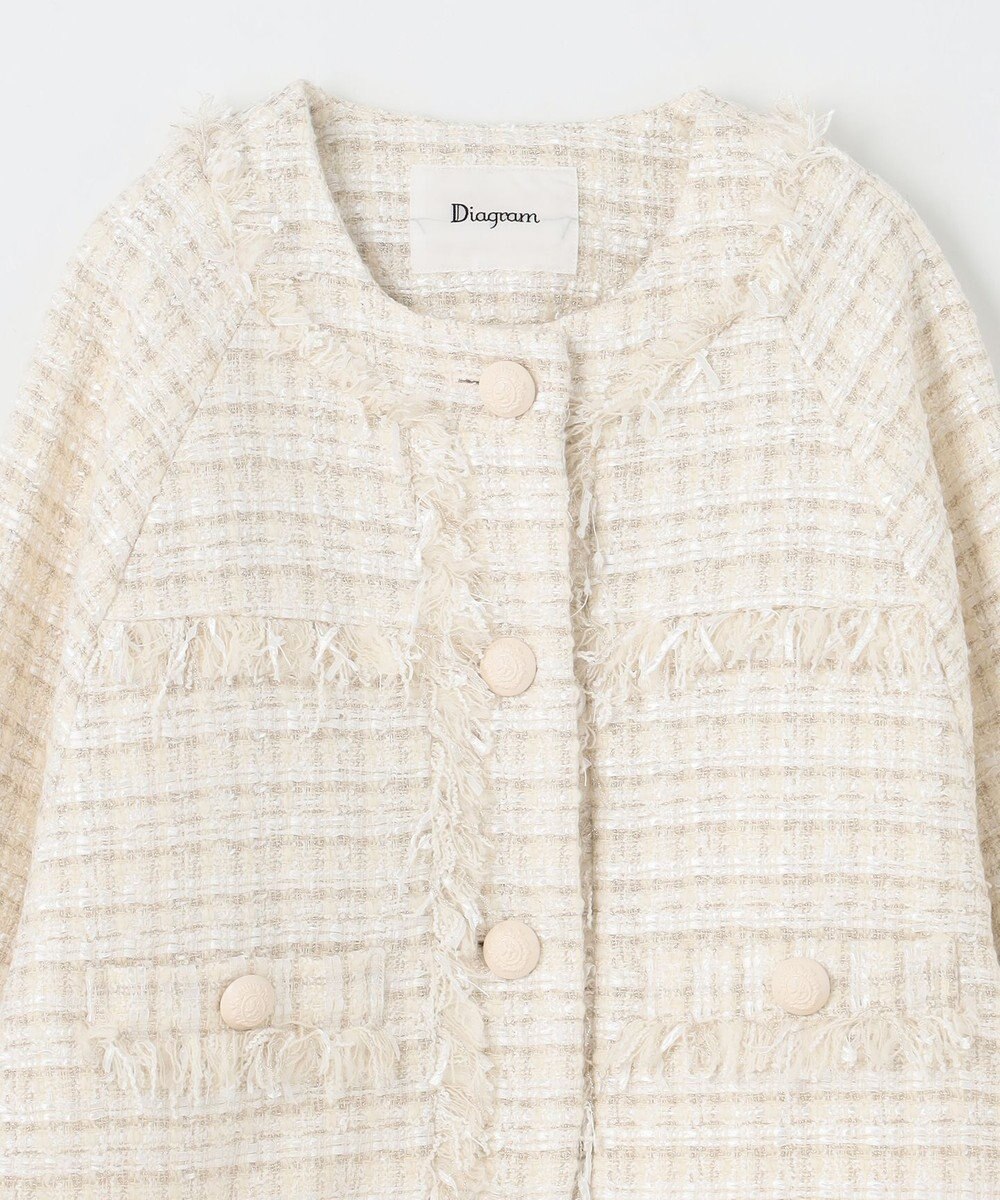 GRACE CONTINENTAL フリンジドルマンジャケット 