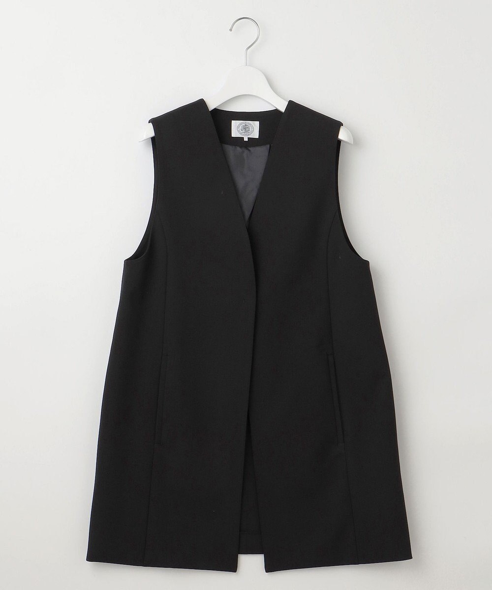 J.PRESS LADIES L T/Rアルガンシルク ジレ 