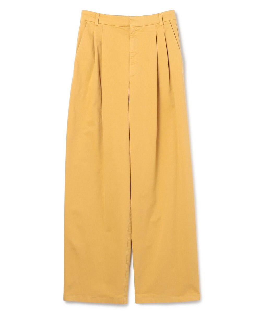 BEIGE， 【洗える・Oggi 11月号掲載】HAMLIN / コットンストレッチ2タックワイドパンツ 