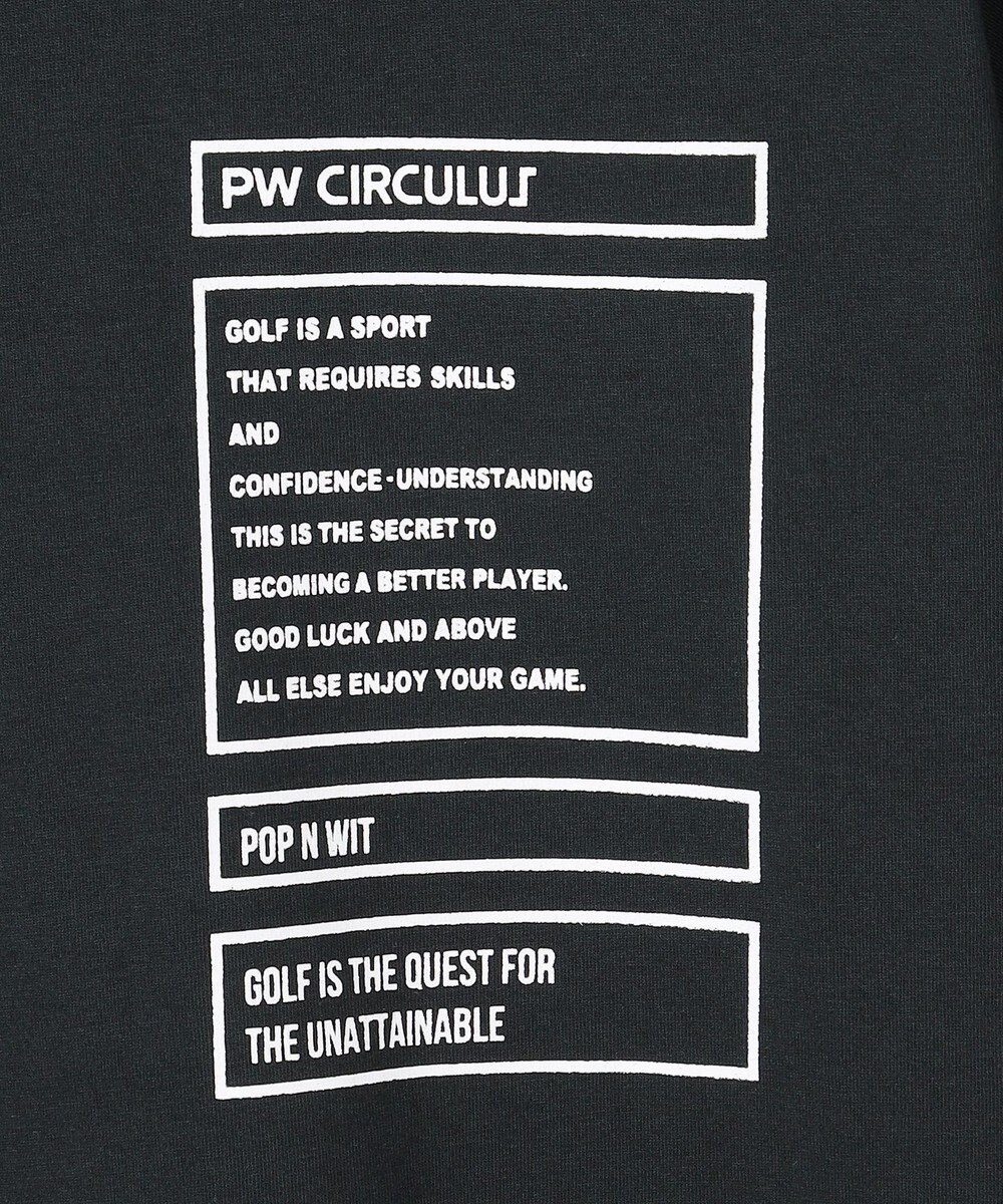 PW CIRCULUS 【吸水速乾 / UV遮蔽率99.5% UVカット / ストレッチ】【MEN】ロングスリーブモックT ゴルフ 