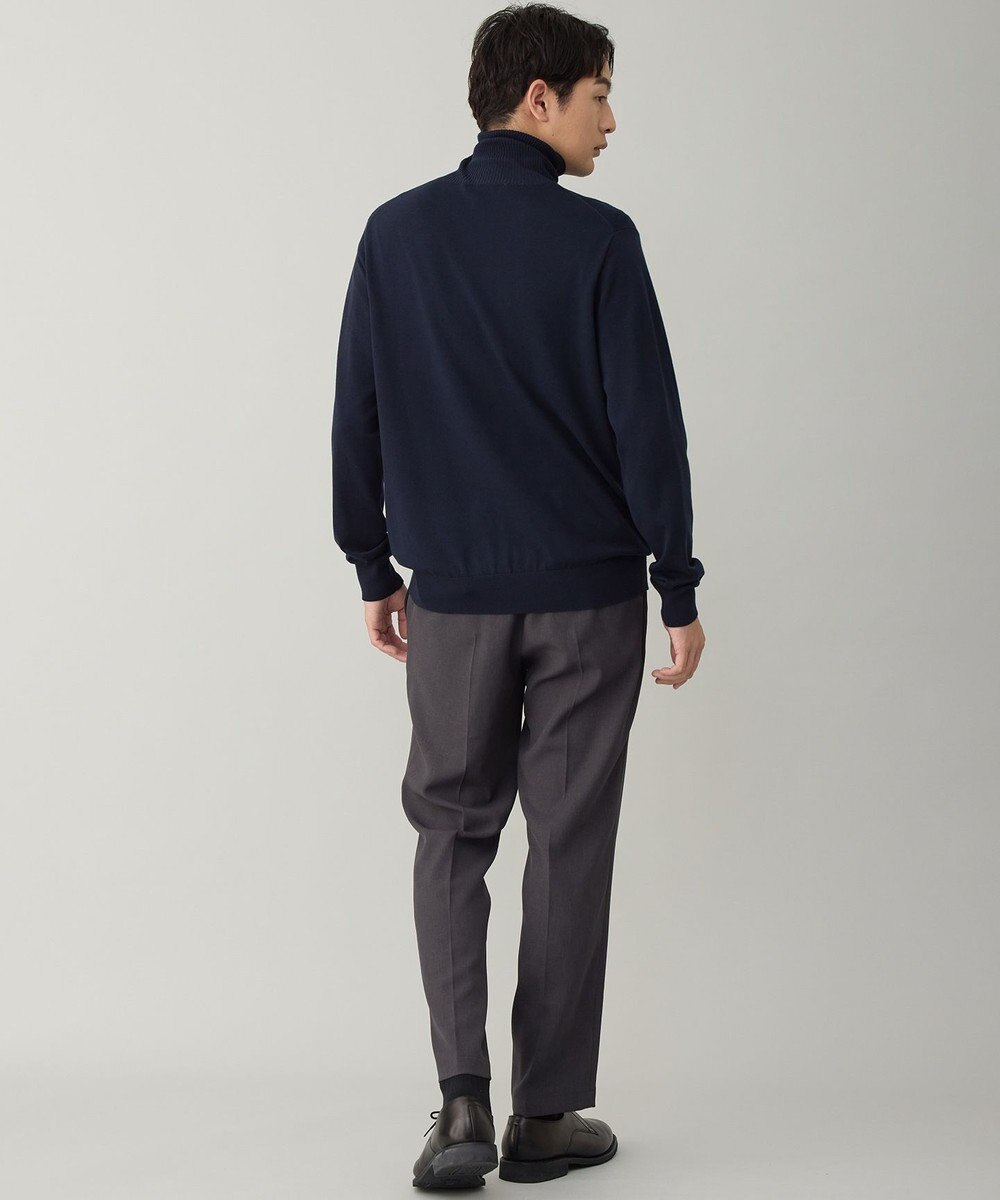 UNFILO MENS 【男女兼用】ソフトサーモ アンチピリングニット タートルネック 