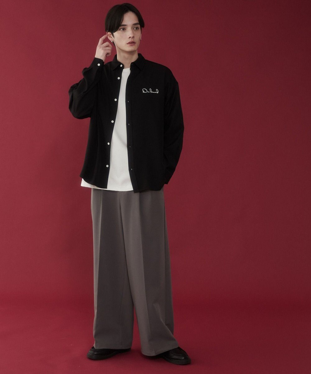 WEGO アムンゼンワンポイントBIGシャツ（LS） 