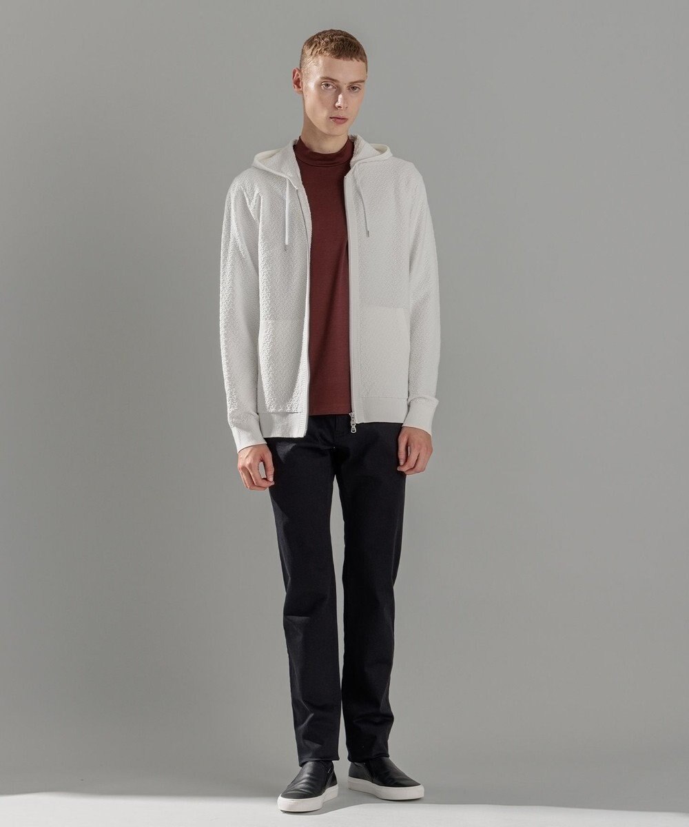 JOSEPH HOMME ウールジャージーウォッシャブル　モックネックカットソー 