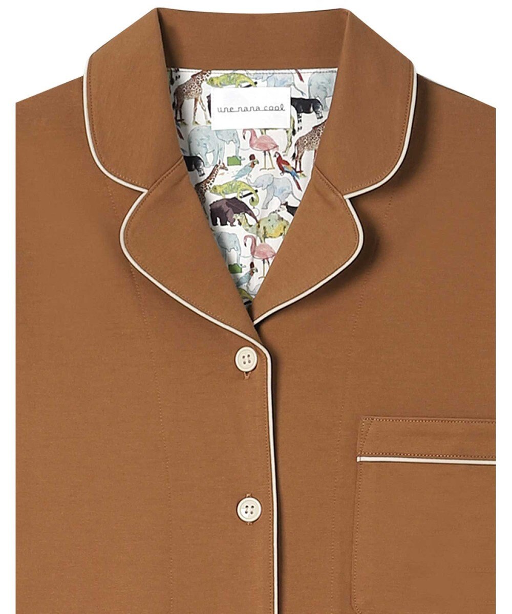 une nana cool 【綿100%】72/2 メガハイゲージパジャマ MADE WITH LIBERTY FABRIC 