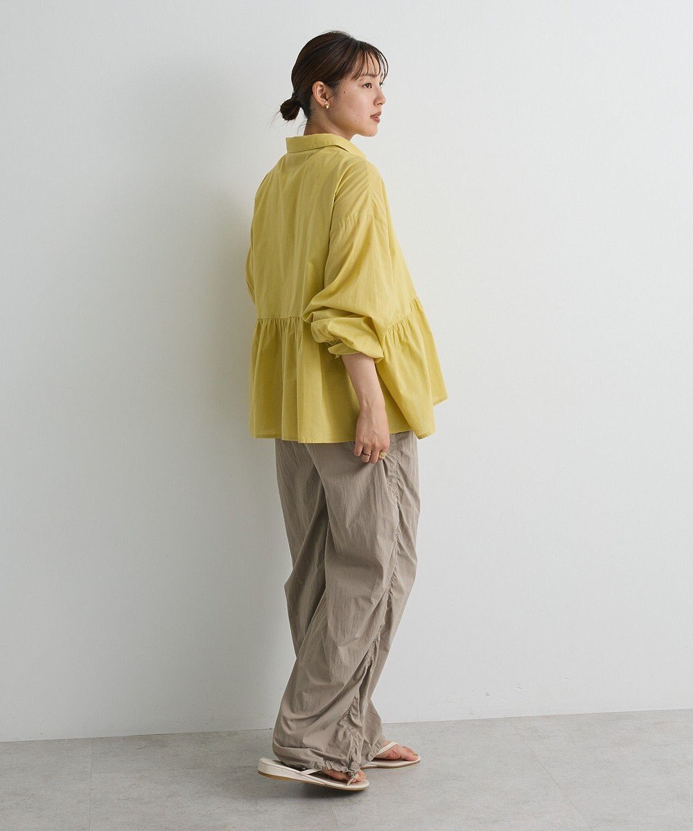 CRAFT STANDARD BOUTIQUE ペプラム長袖ブラウス 