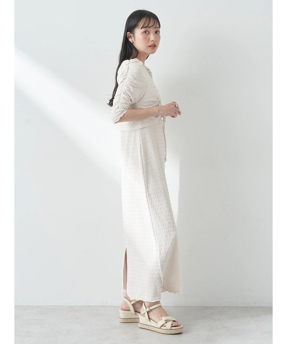 earth music&ecology やわらかカットソーレイヤード見えワンピース 