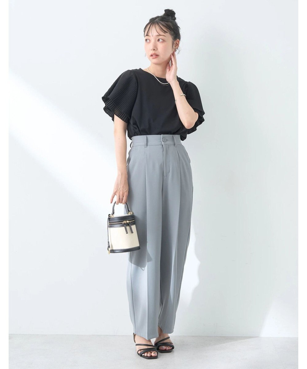 earth music&ecology プリーツフレアプルオーバー 