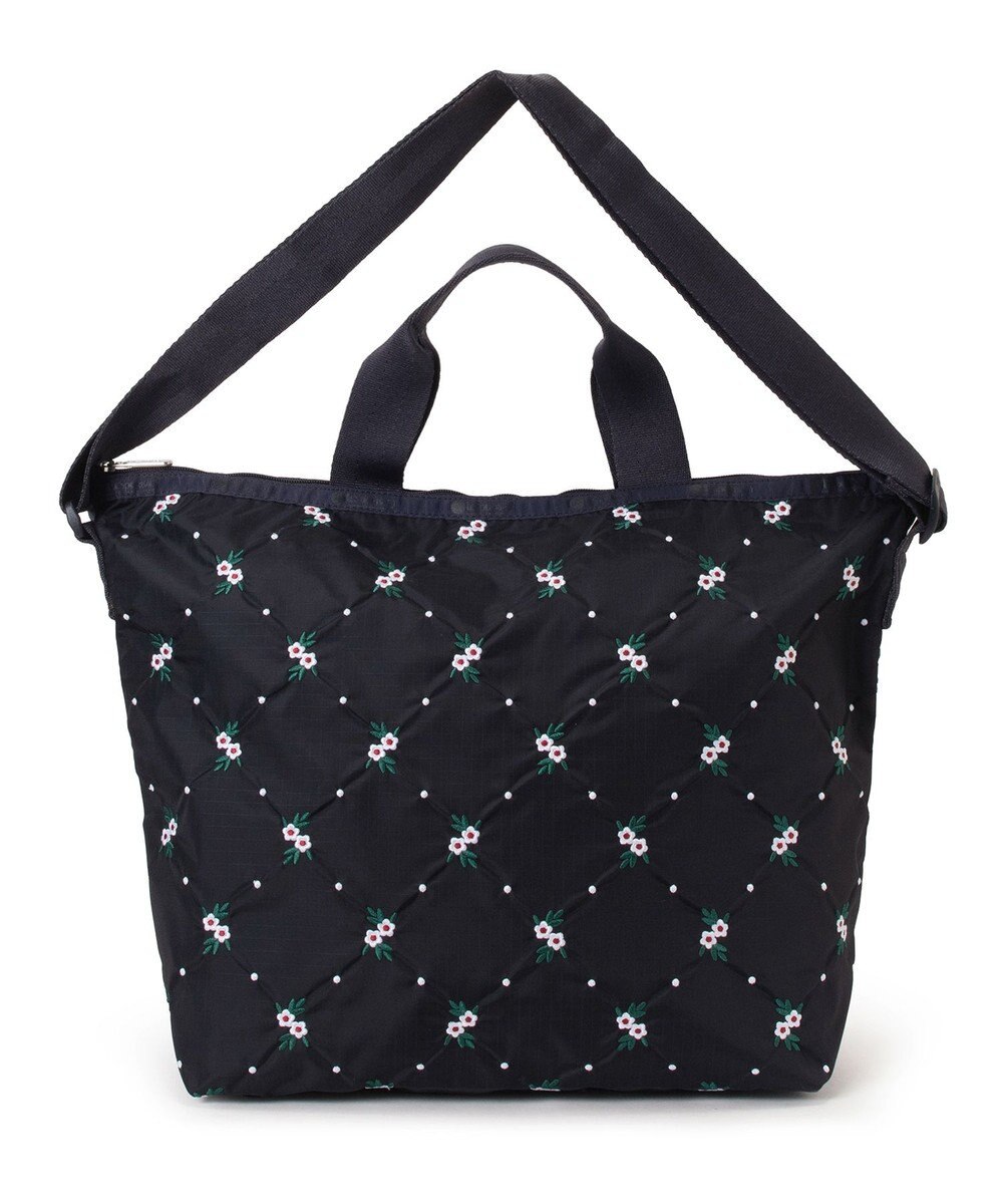 LeSportsac DELUXE EASY CARRY TOTE/フローラルラティスEMB 