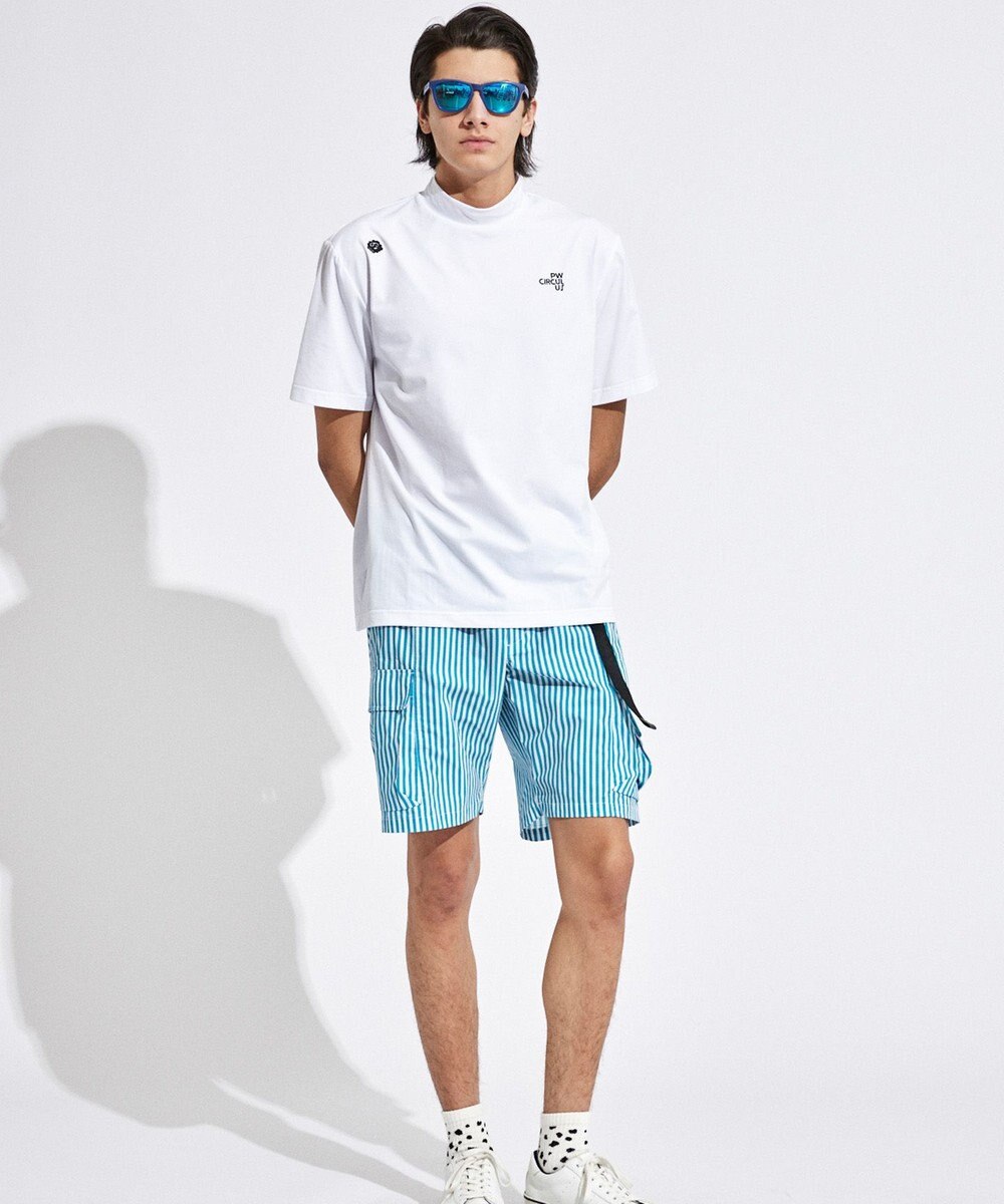 PW CIRCULUS 【高通気 / 軽撥水 / 軽量のDotAir 使用】【MEN】ストライプ柄ショーツ 