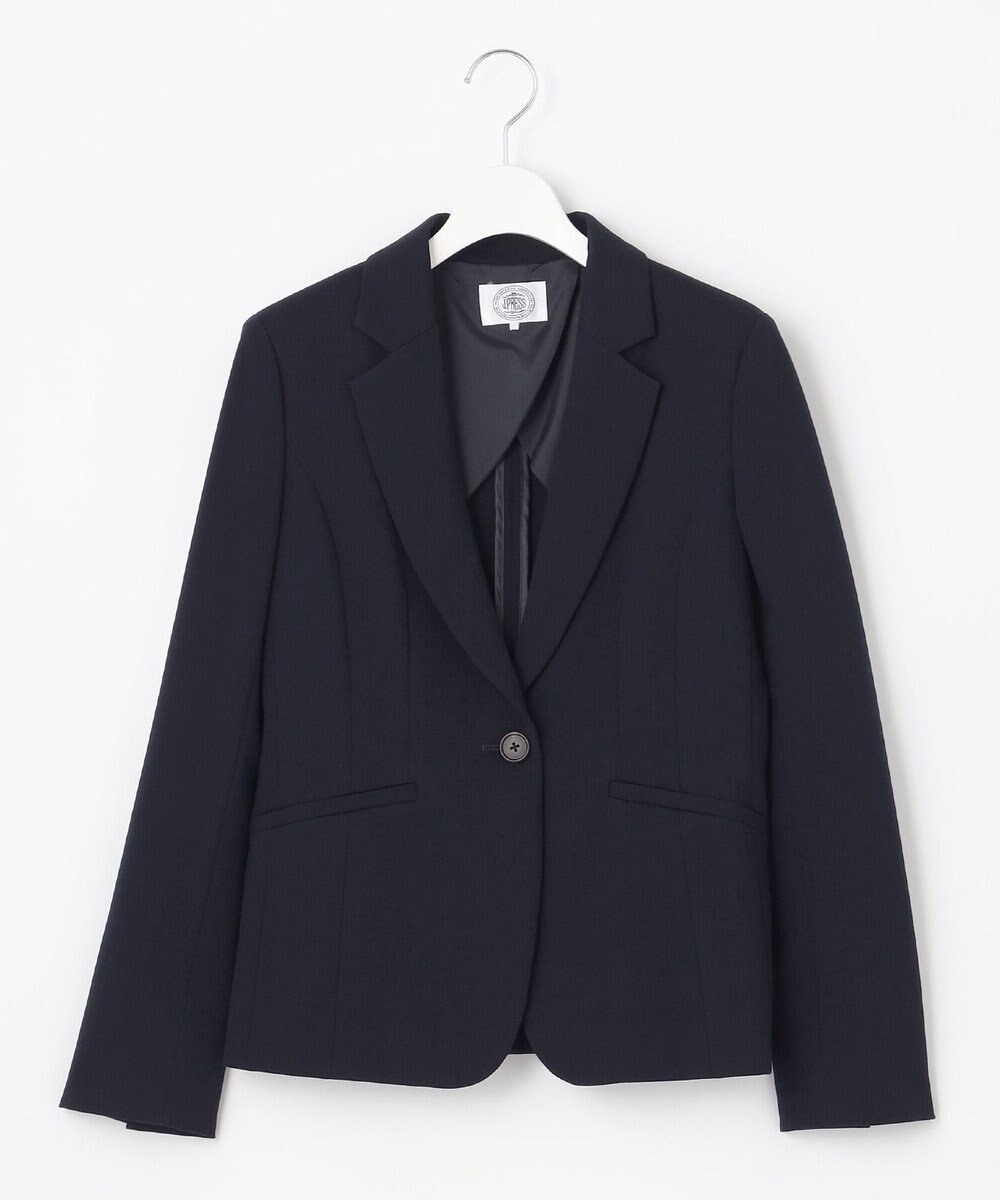 J.PRESS LADIES S 【洗える・UVカット】 アルファクロスジャージー テーラード ジャケット 