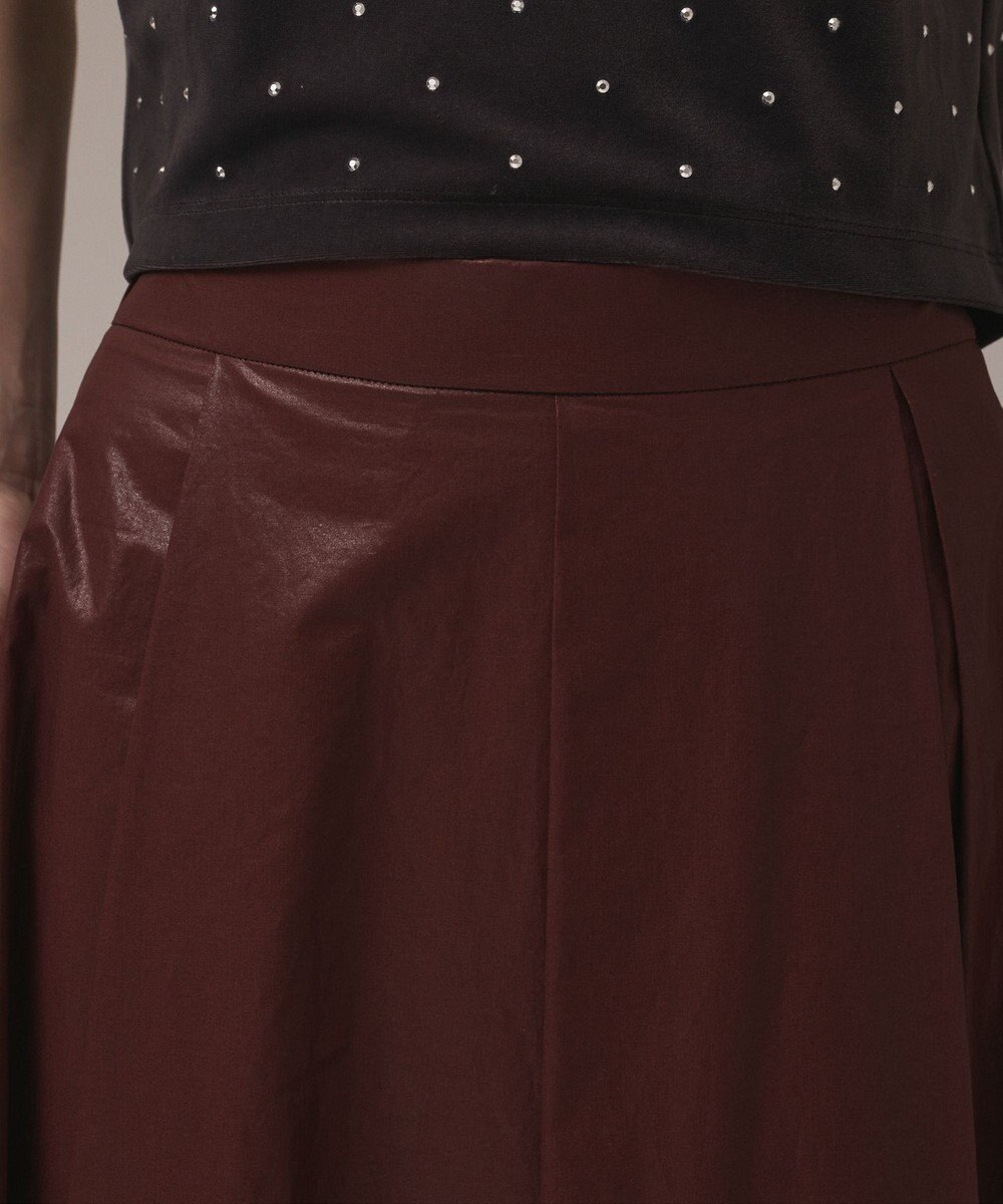 GRACE CONTINENTAL コーティングタックスカート 