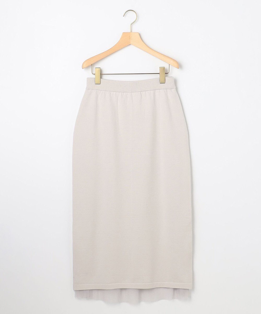 組曲 S 【WEB限定】チュールニット×リバーシブルスカート セット 