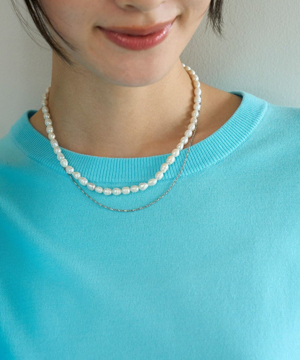 UNFILO パール・チェーンネックレス 