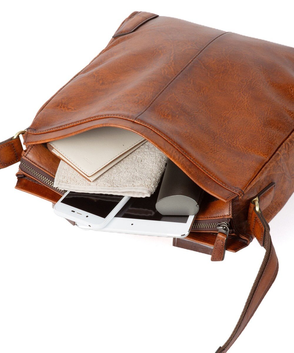 ACE BAGS & LUGGAGE LO HOMME PRESSE アルカイック 本革 日本製 ショルダーバッグ 縦型 71862 ロ・オム・プレッセ 