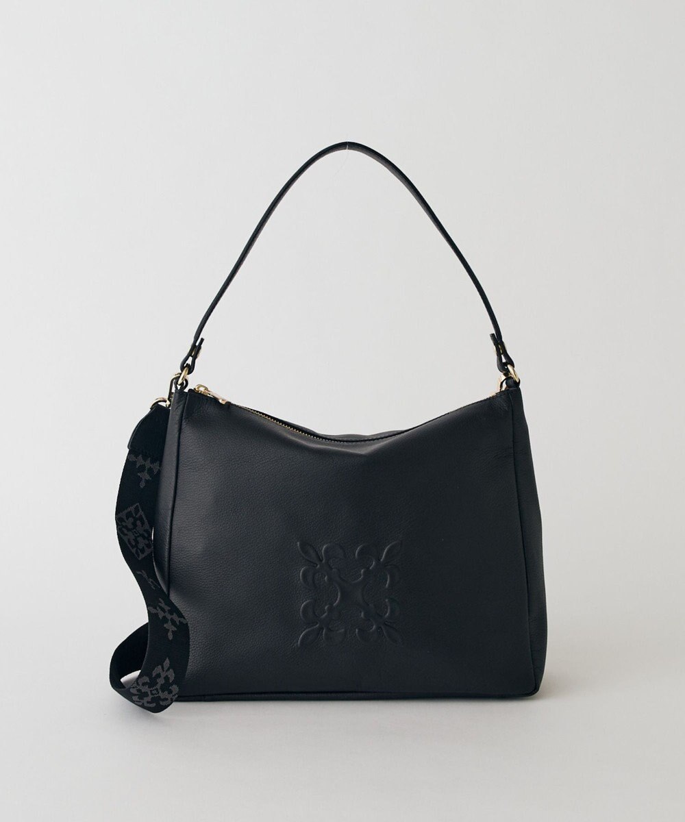 russet エンボスモノグラム2WAYショルダーバッグ(CE-1692) 