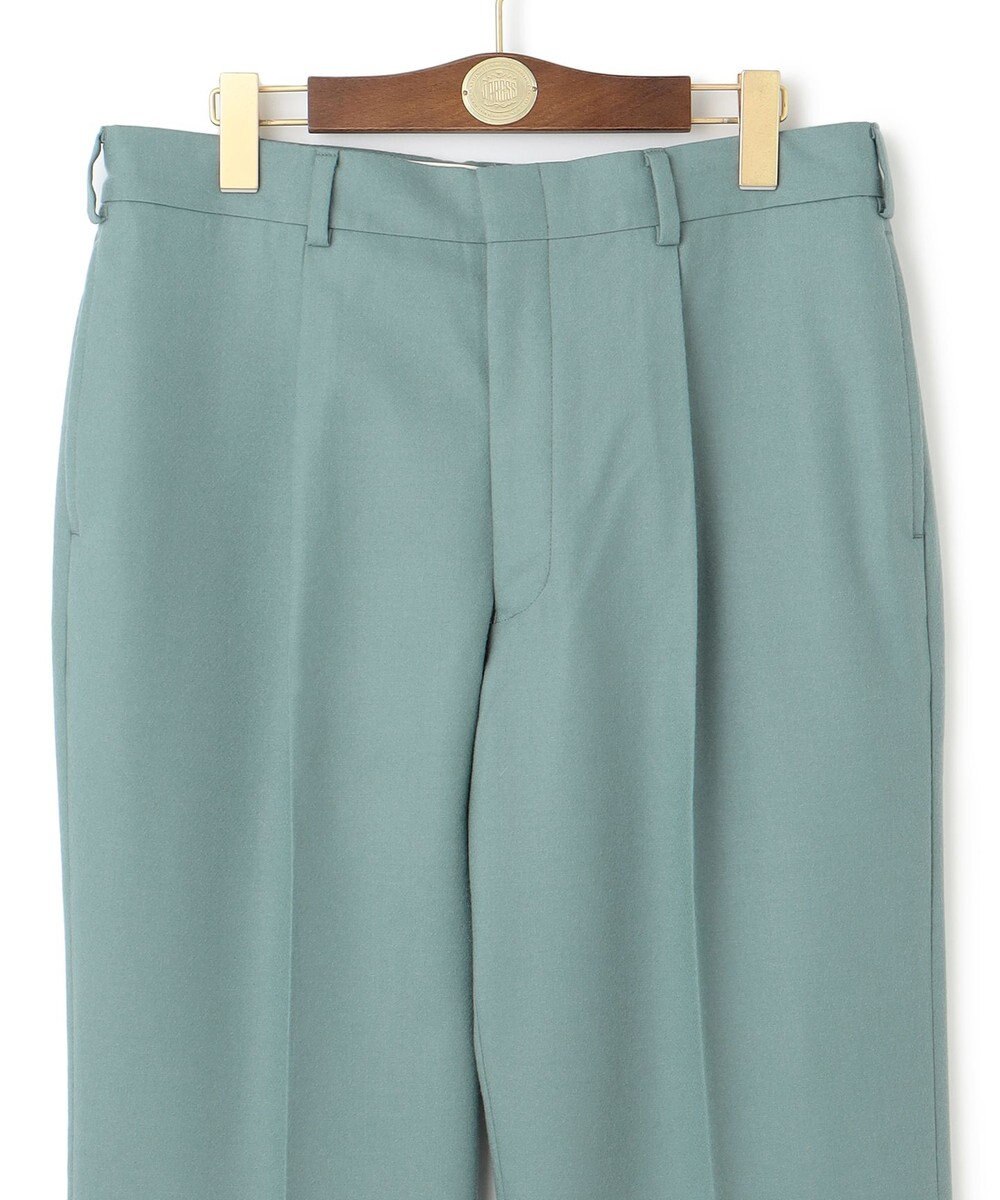 J.PRESS MEN 【J.PRESS ORIGINLAS】1001 PAPER FLANNEL PIPED STEM 1TUCK / JAPAN MADE 