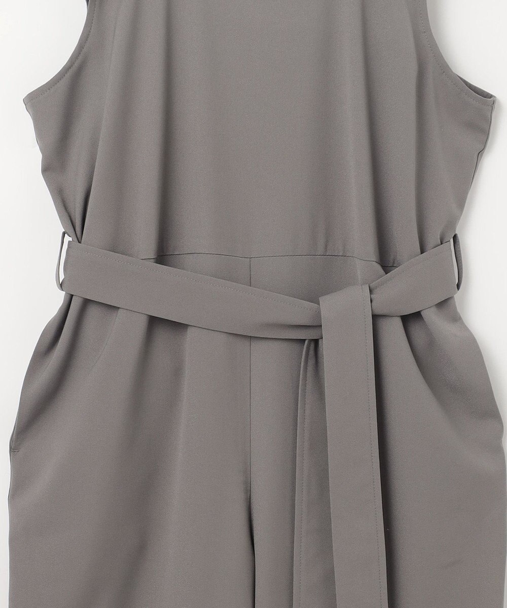 Feroux 【洗える】ショルダーフリル オールインワン 