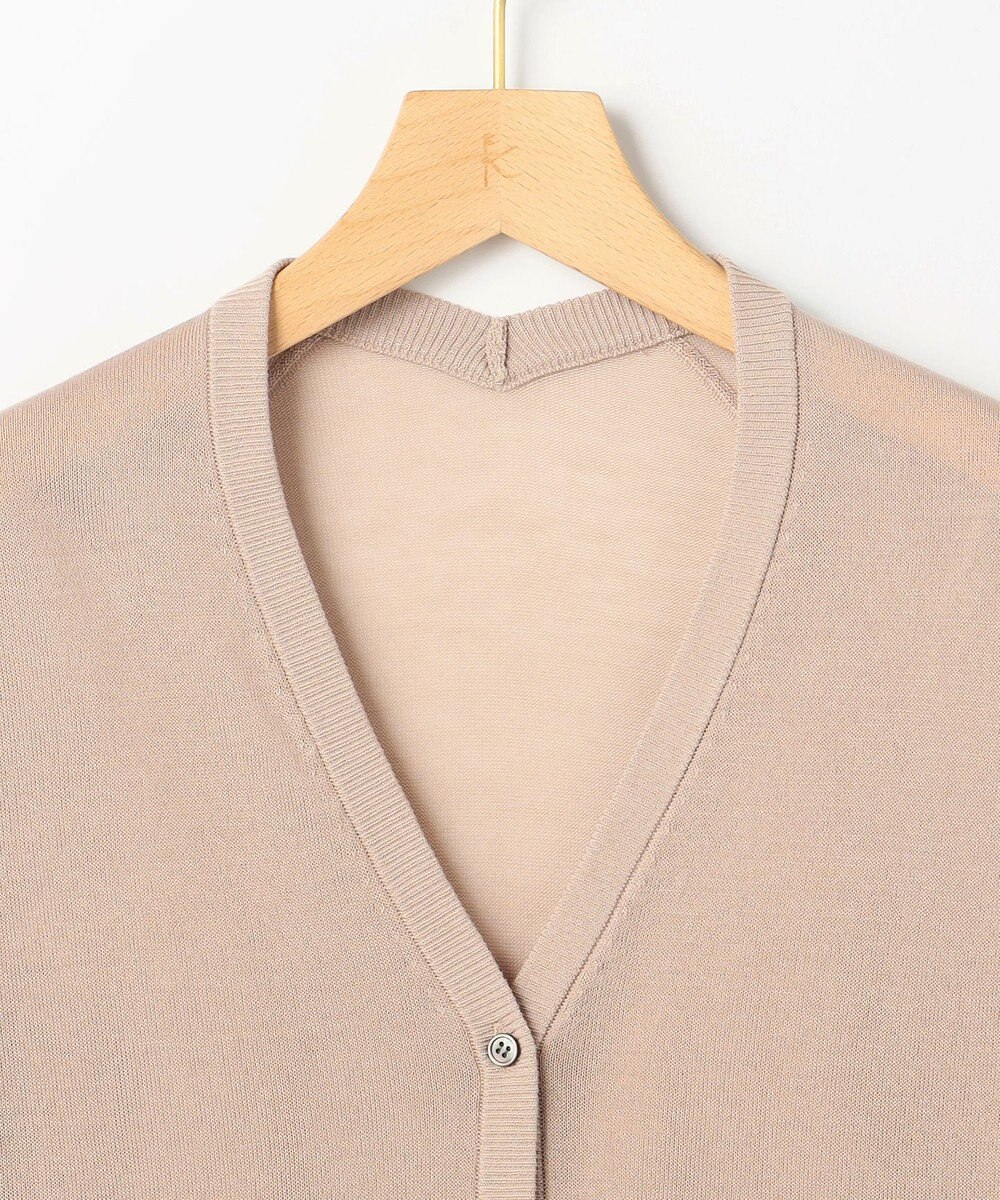 組曲 S 【先行予約】シアーニットVネック カーディガン 