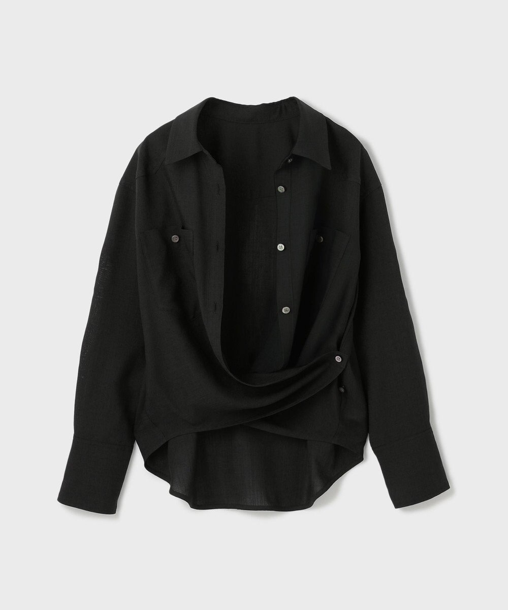 GRACE CONTINENTAL シアー2wayウエスタンシャツ 