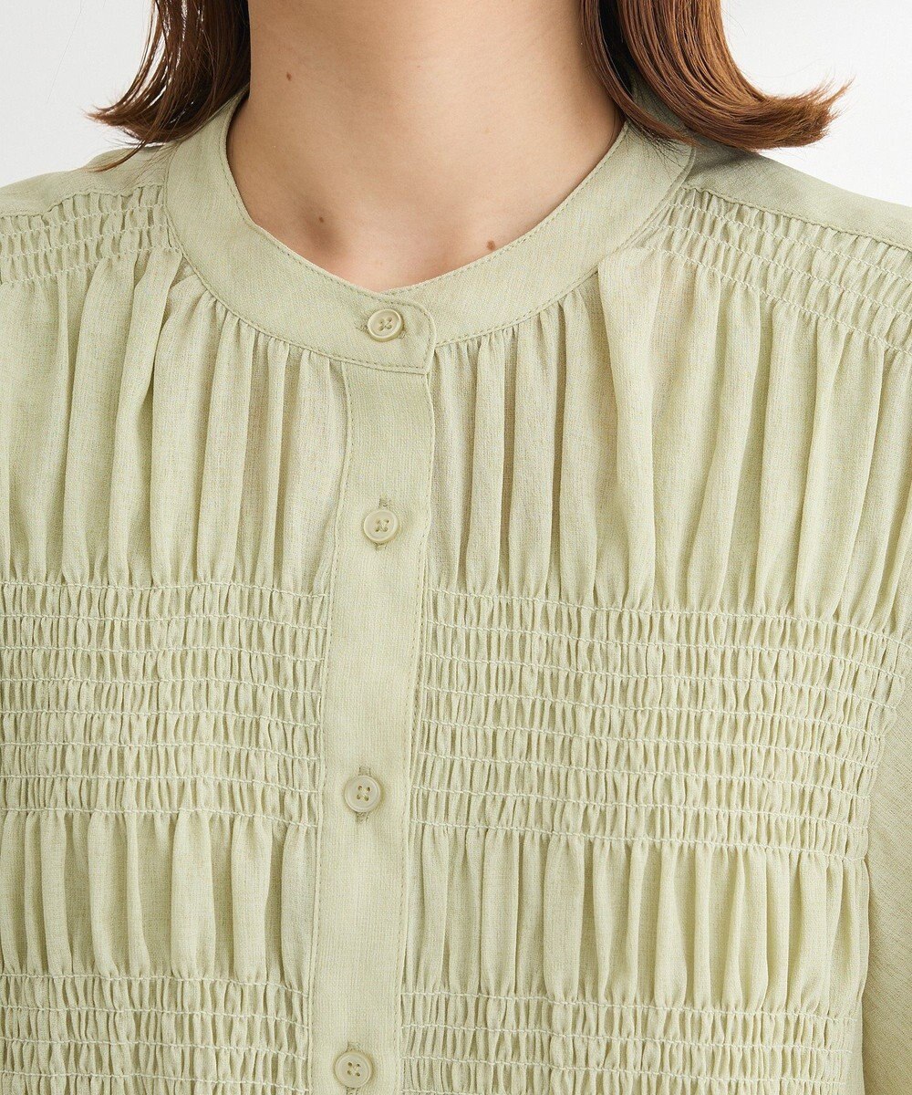 Green Parks ＳＥＴ２点マジョリカシャーリングブラウス＋タンク 