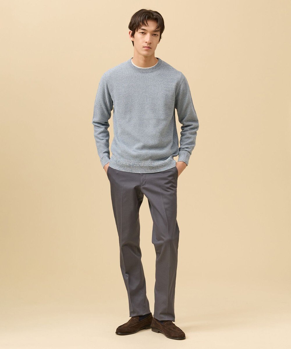 J.PRESS MEN ギマコットンカノコクルーネック ニット 