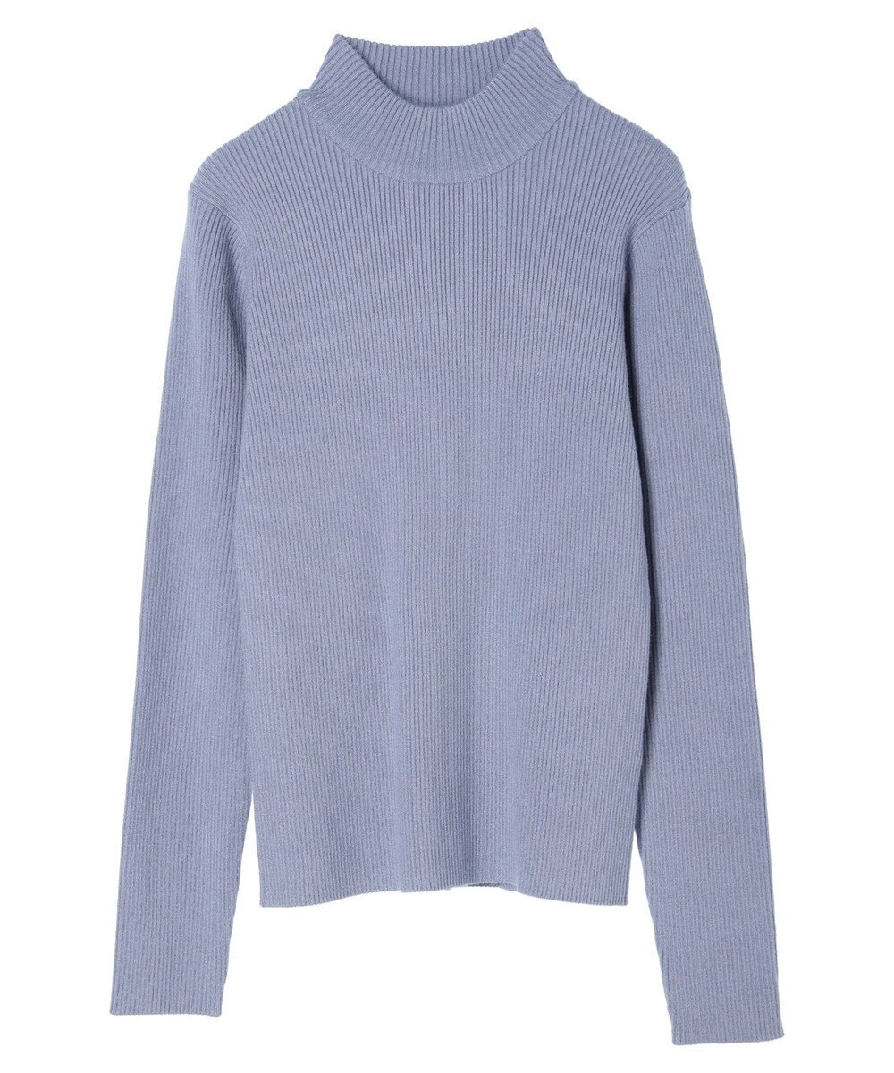 earth music&ecology やわらかタッチハイネックリブプルオーバー 