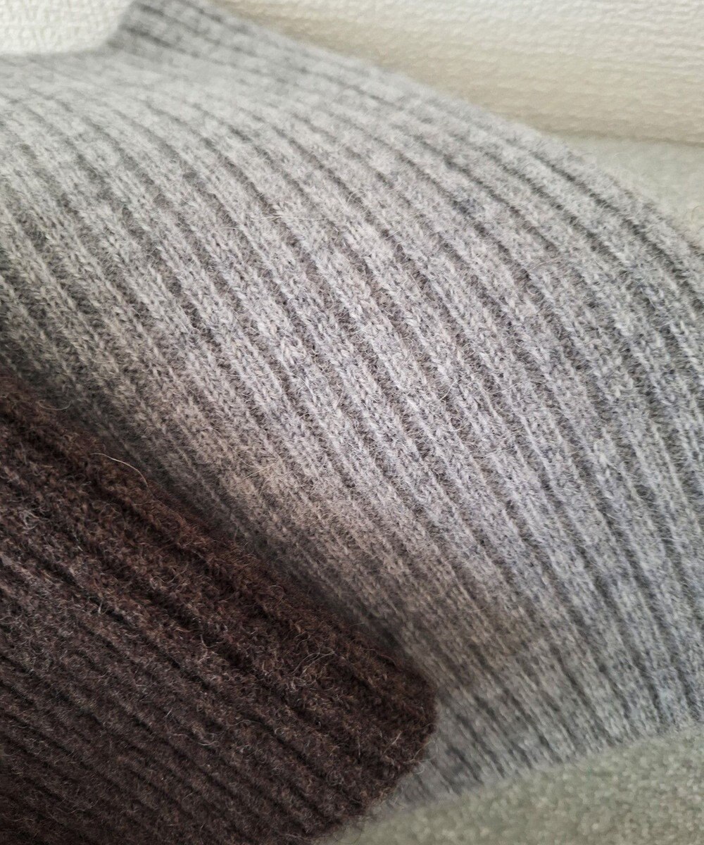 TOQUE 〈大草直子さんアドバイザー〉ベビーアルパカ×ウール縮絨ニットネックウォーマー 