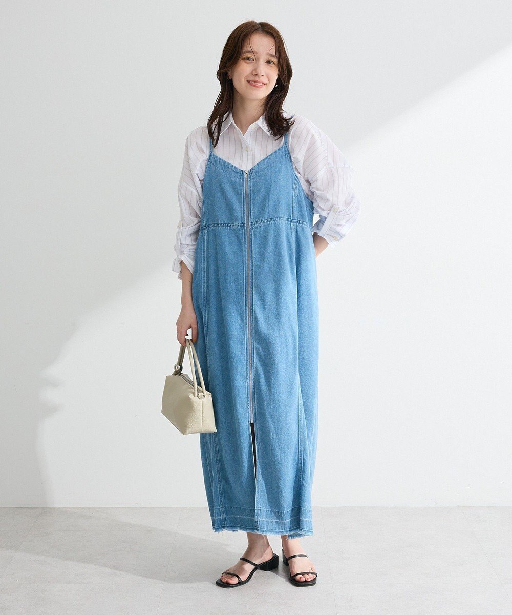 Green Parks 綿麻混シャツ 